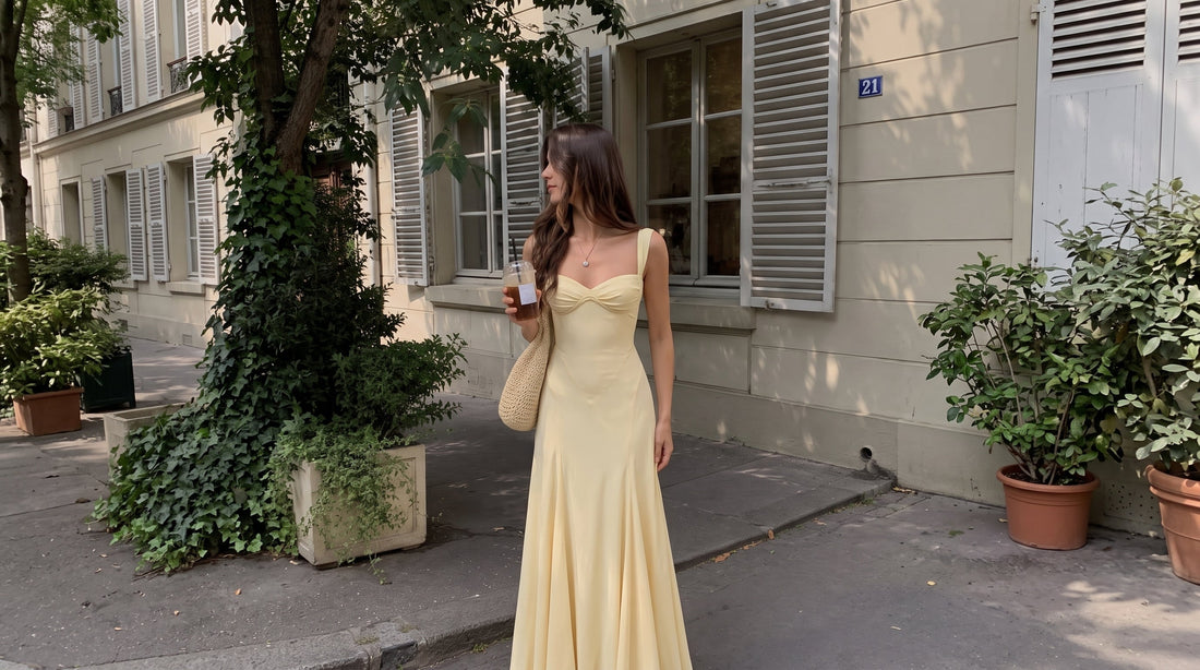 How To Style A Butter Yellow Dress: Chic Vacation Outfit Ideas For Women