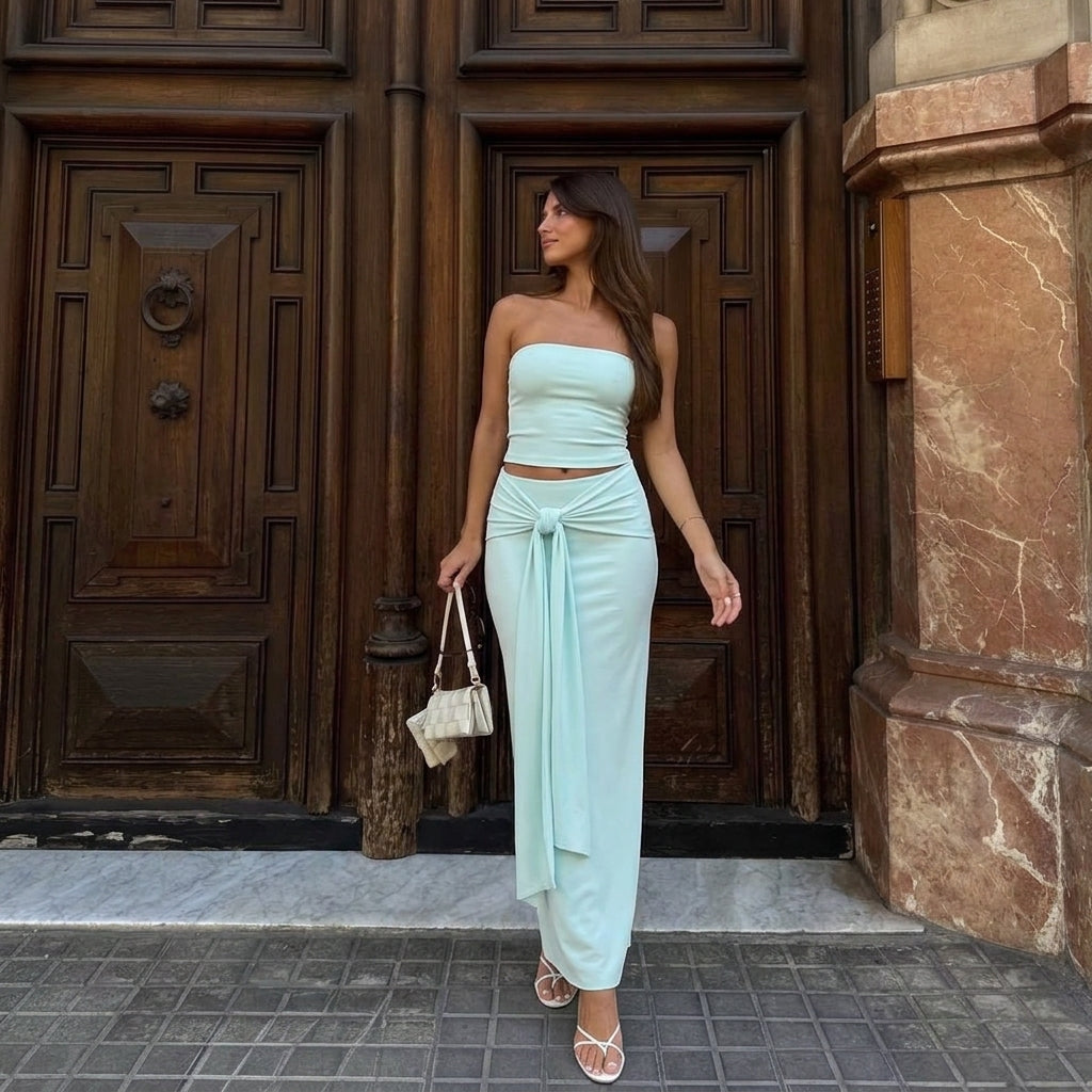 How to Style an Off-Shoulder Matching Set: Outfit Ideas for Women