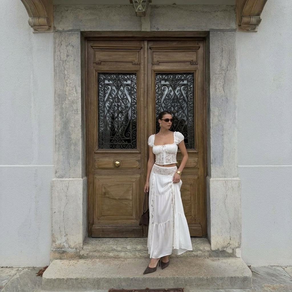 How To Style Matching Sets For A Spring Wedding Guest Outfit