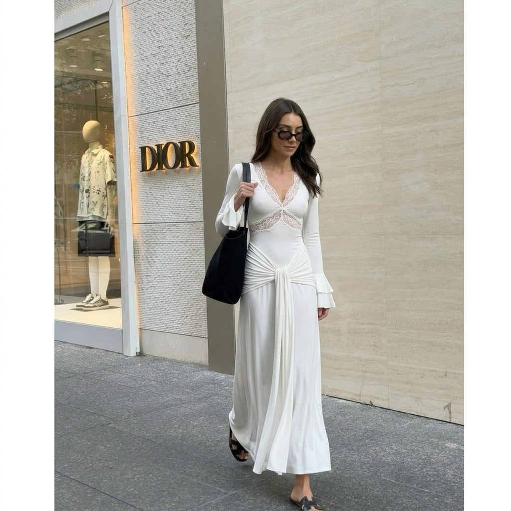 How To Style Maxi Dresses With Sleeves: Summer Brunch Outfit Ideas For Every Occasion