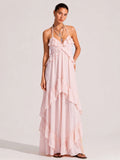 Maeve Pink Maxi Dress