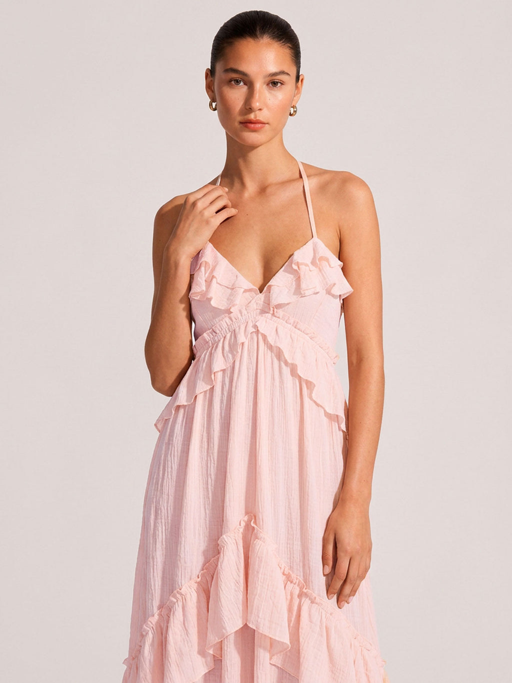 Maeve Pink Maxi Dress
