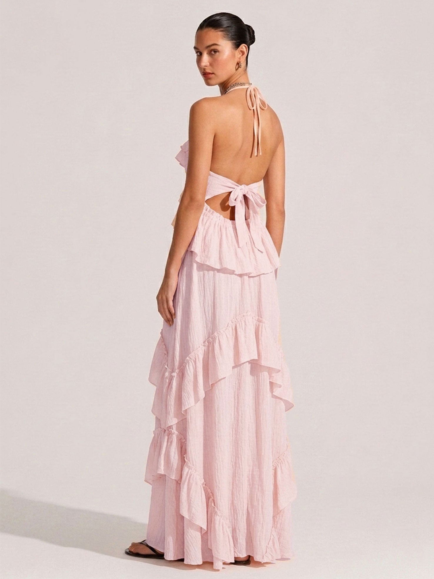 Maeve Pink Maxi Dress