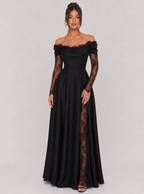 Celestine Lace Sleeve Maxi Dress