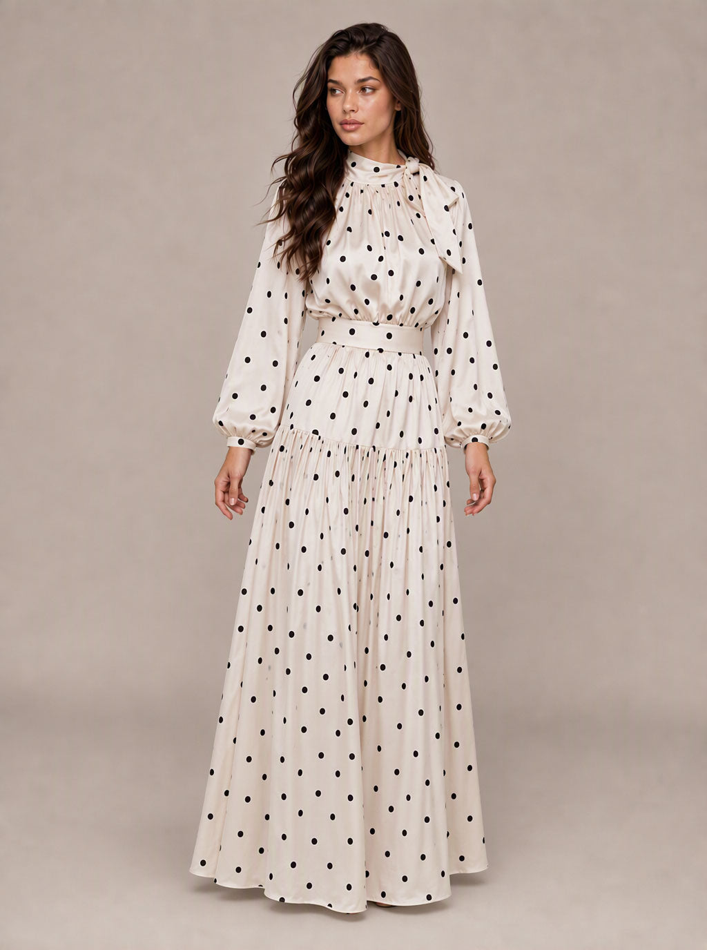 Seraphine Polka Dot Maxi Dress