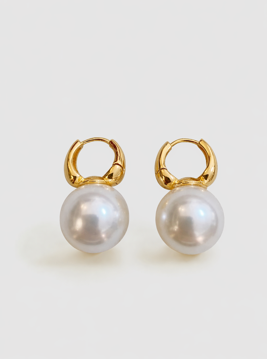 Ilana Pearl Hoop Earrings