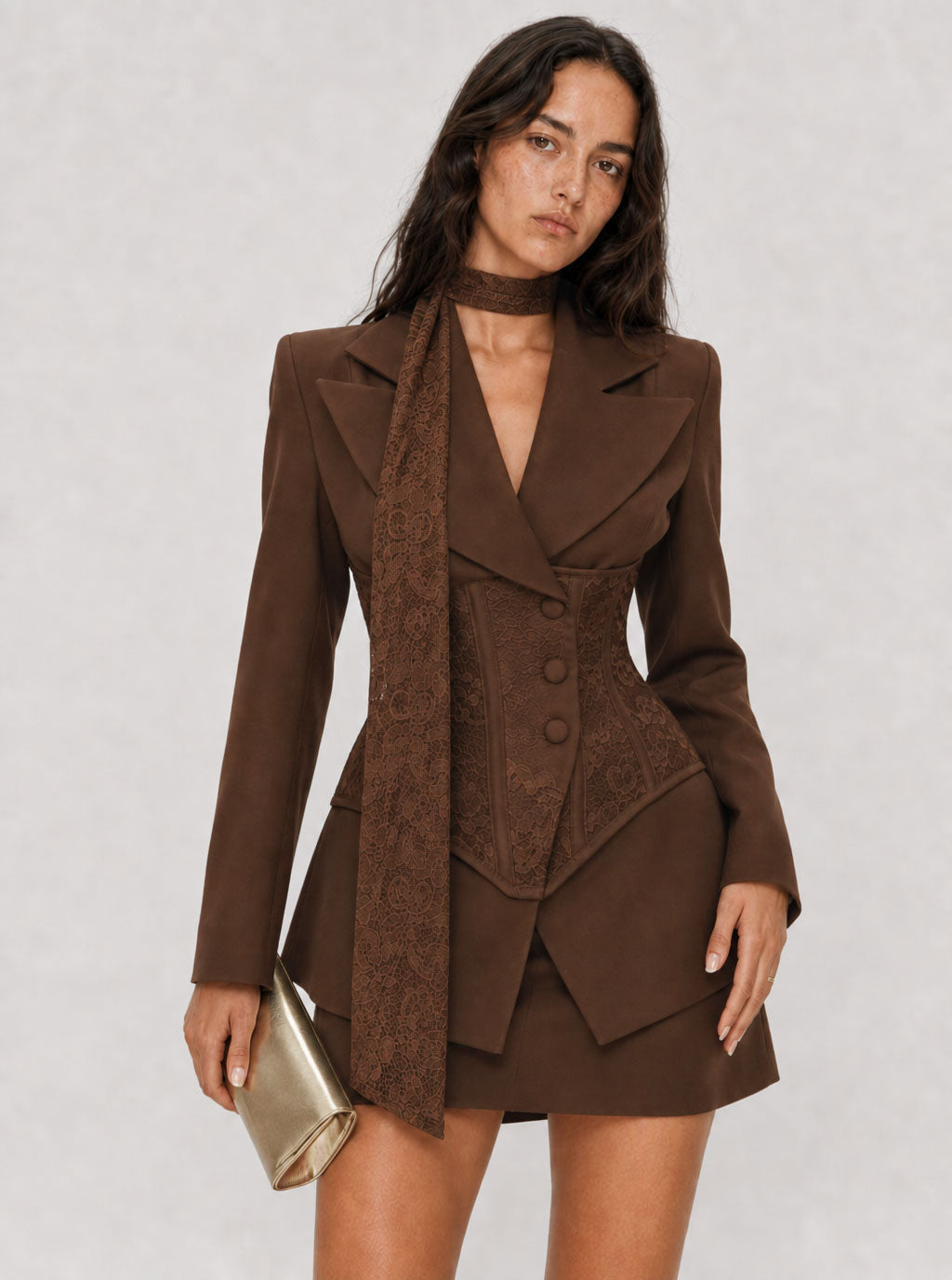 Veronica Lace Tailored Set