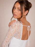 Luminara Lace Midi Dress