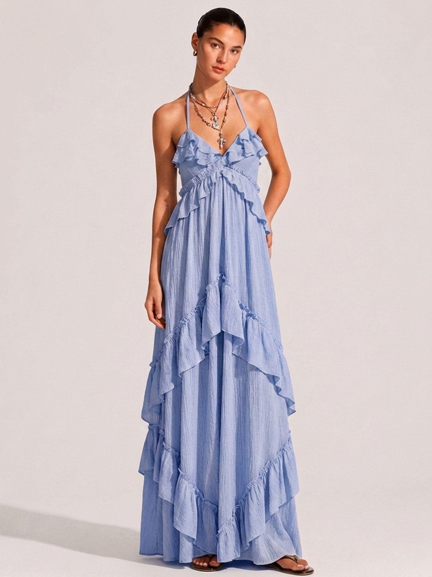 Zephrina Maeve Pink Maxi Dress