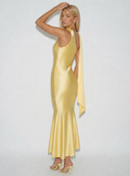 Midikleid in Ringelblumengelb