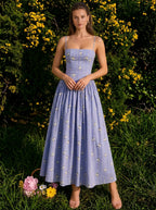 Jocelyn Floral Lace Midi Dress
