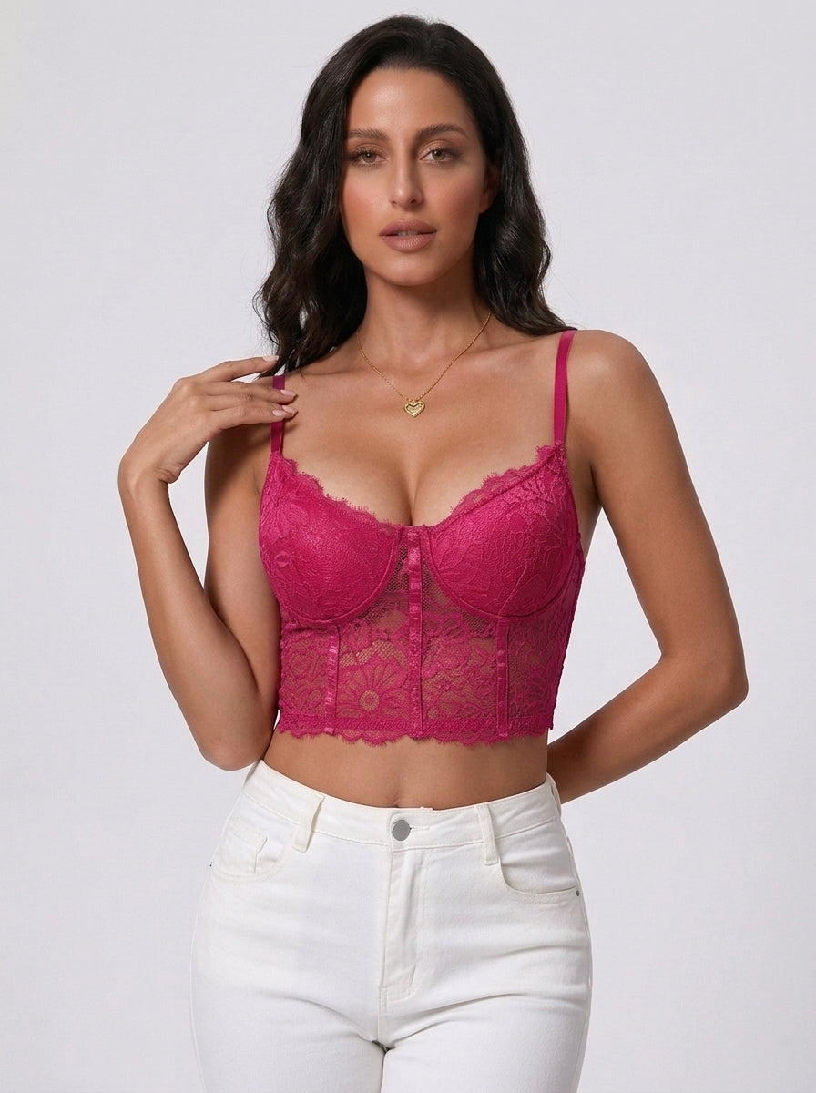 Juliette Longline Lace Bra
