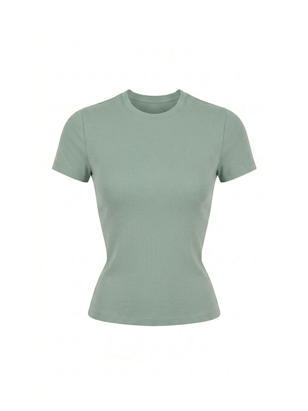 Fitted Crewneck Short-Sleeve Tee