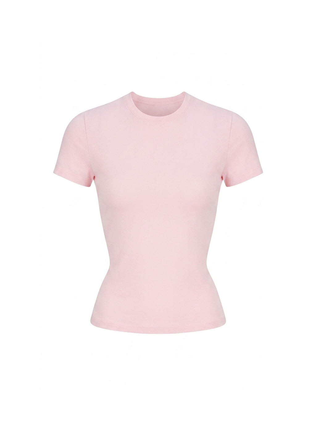 Fitted Crewneck Short-Sleeve Tee