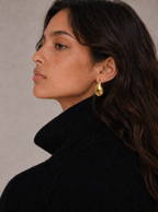 Nerisse Sculptural Hoop Earrings