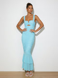 Charlotte gerafftes Midikleid