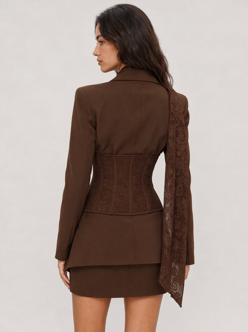 Veronica Lace Tailored Set