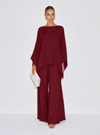 Mira Linen-Look Pant Set