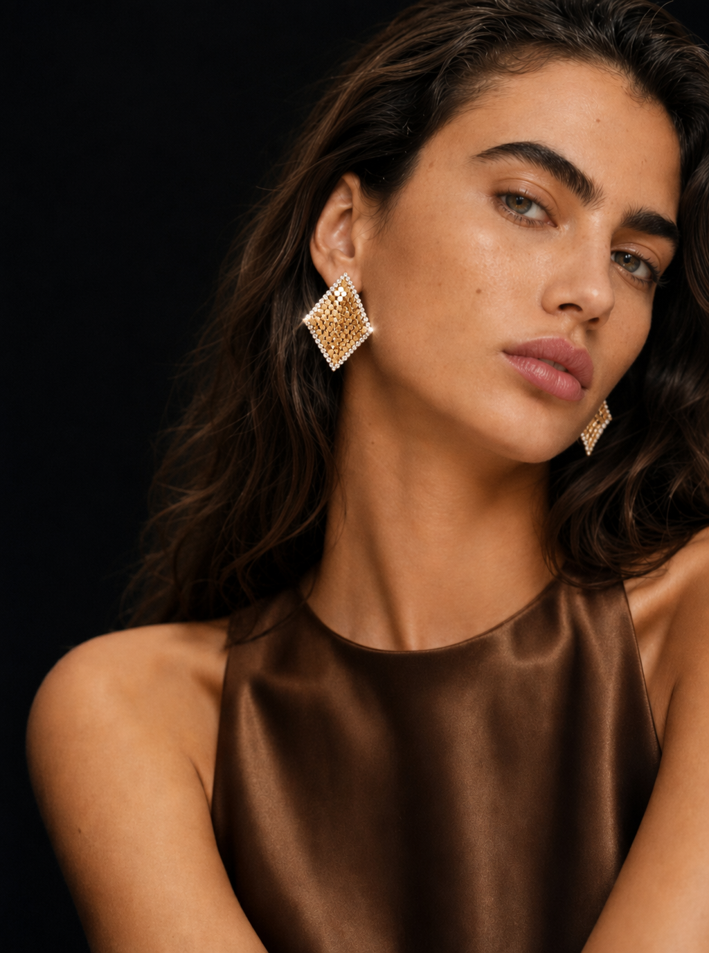 Lisette Geometric Drop Earrings