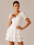 Openwork Tiered Dress
