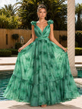 Abito Maxi con Fiori 3D Madison