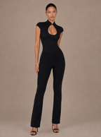 Zephrina Quinelle cutout knit top