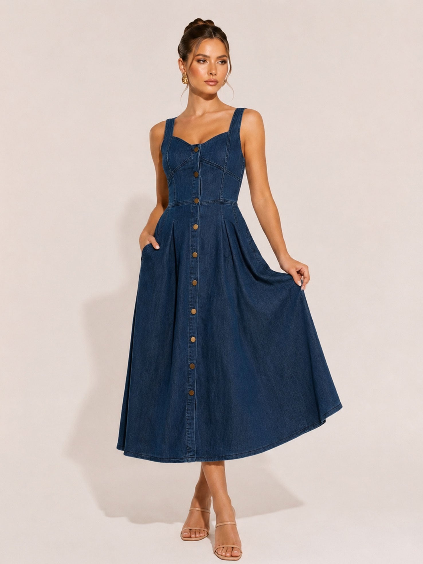 Zephrina Sloane Midikleid