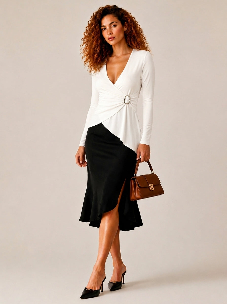 Felicity Three Quarter Sleeve Top