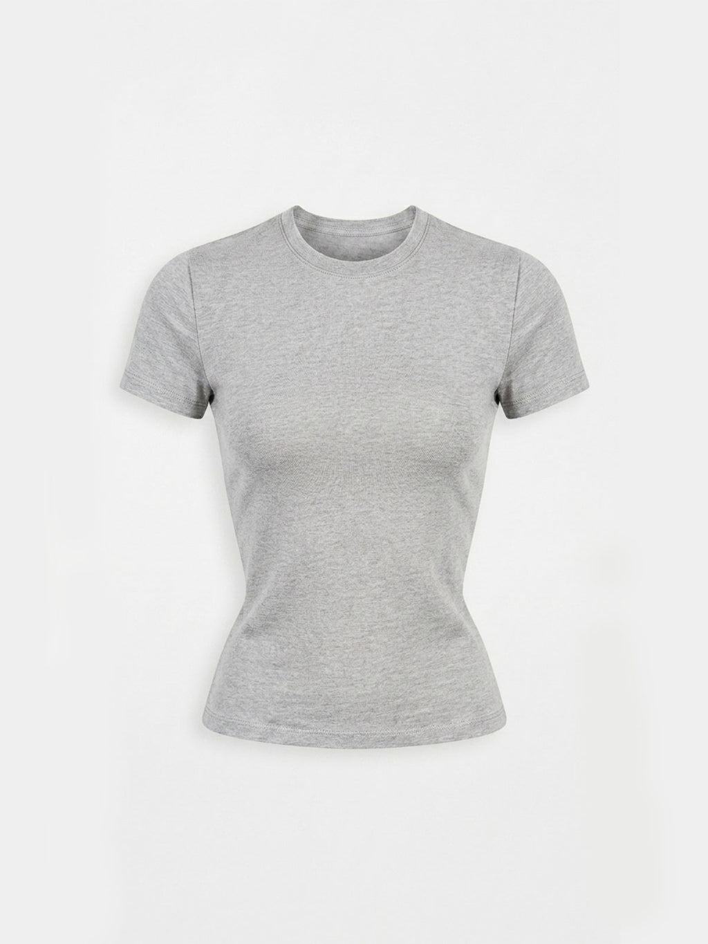 Fitted Crewneck Short-Sleeve Tee