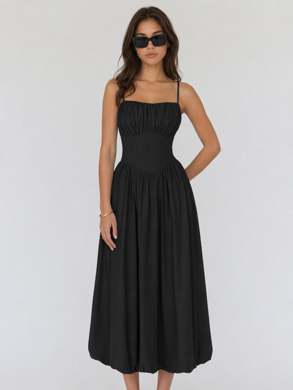 Versatile Vacation-style Camisole Dress