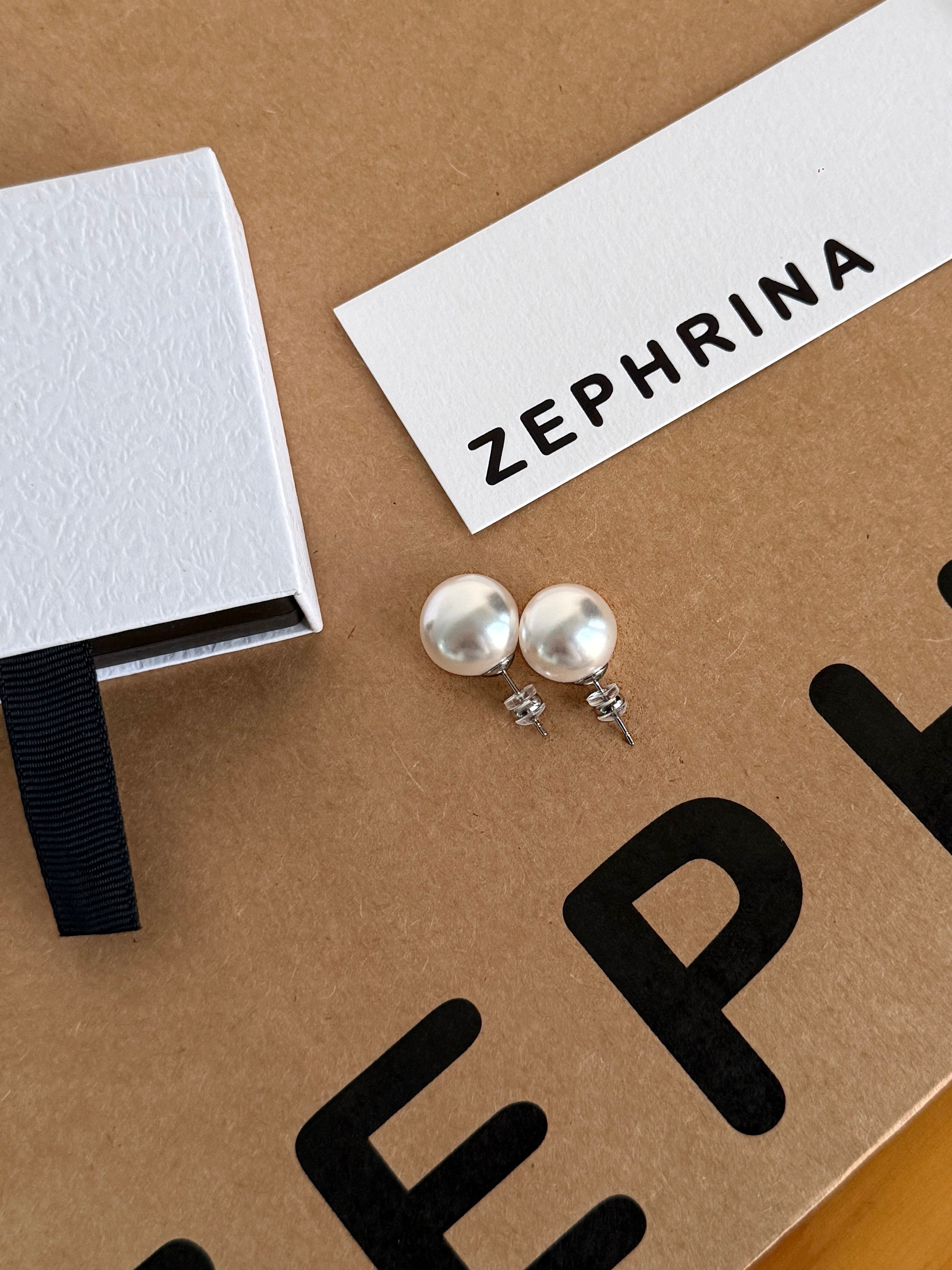 The Zephrina 14mm Pearl Earrings