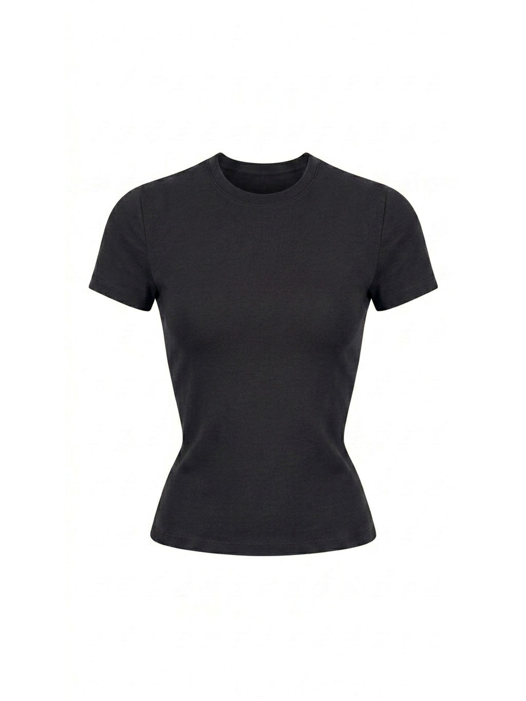 Fitted Crewneck Short-Sleeve Tee