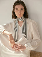 Vesper Stripe Skinny Scarf