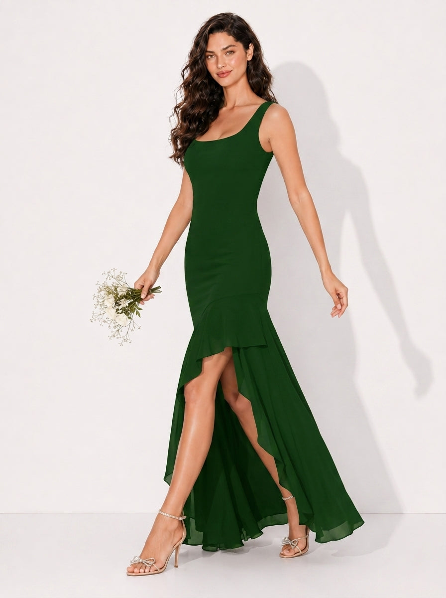 Isabella Floral Ruffle Maxi Dress