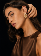 Lisette Geometric Drop Earrings