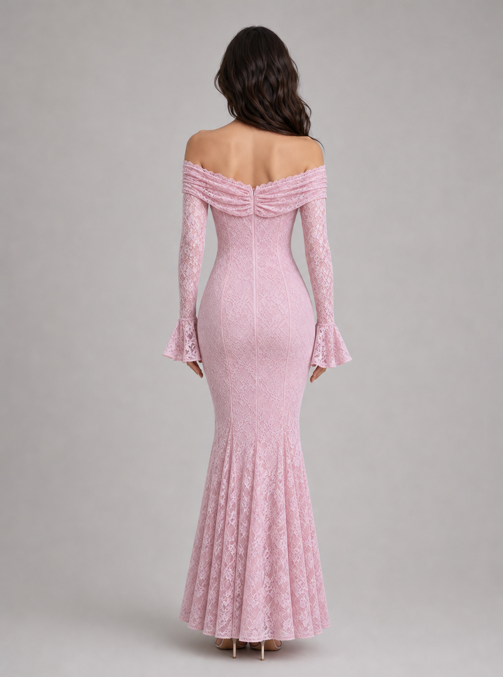Albertine Off-Shoulder Lace Maxi Dress