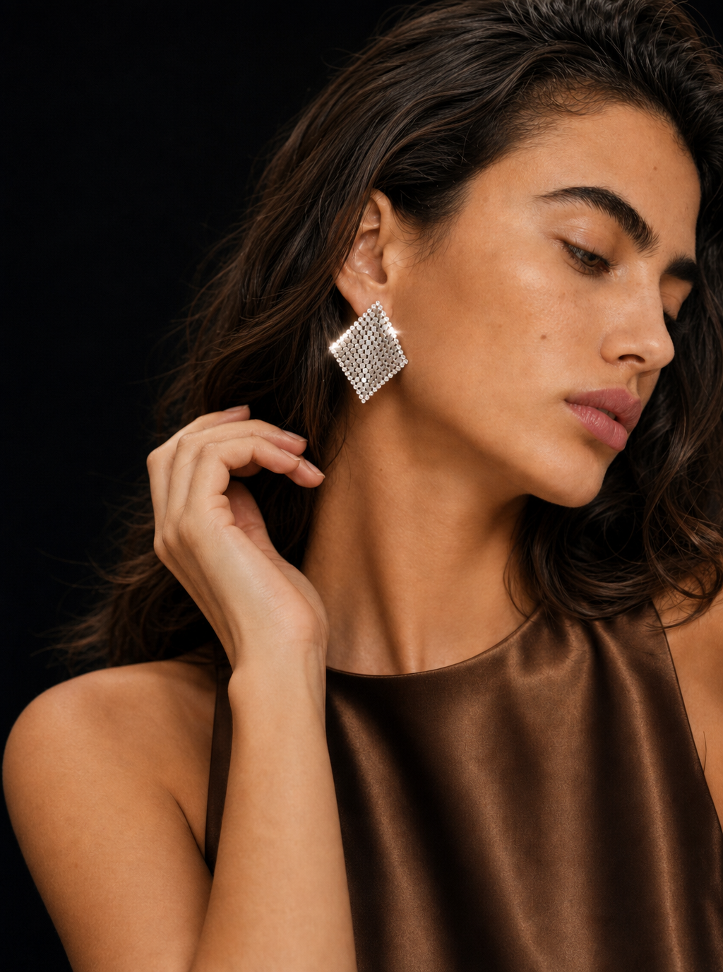 Lisette Geometric Drop Earrings