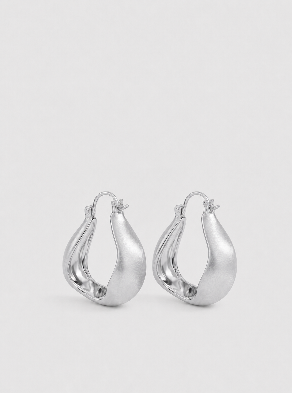 Nerisse Sculptural Hoop Earrings