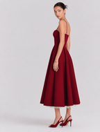 Harper Korsett-Midikleid