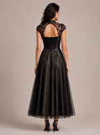 Zephrina Briseis sequin lace midi dress