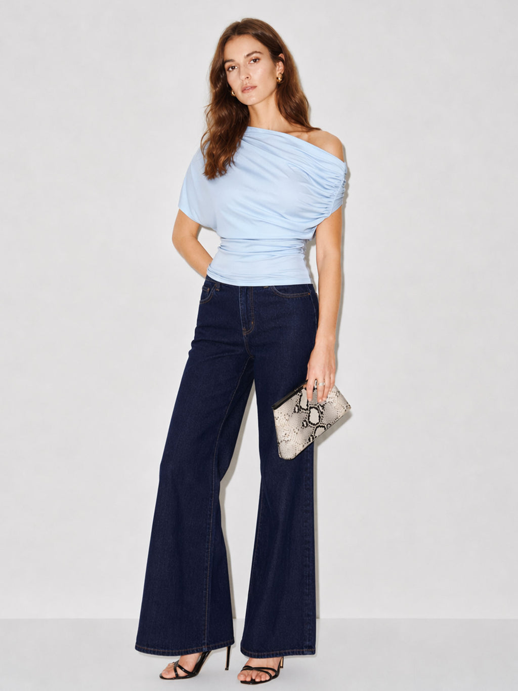 Off-Shoulder Ruched Top