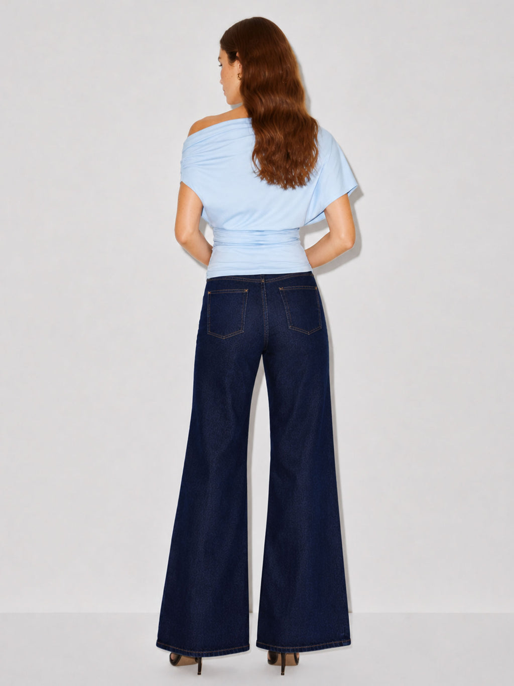 Off-Shoulder Ruched Top