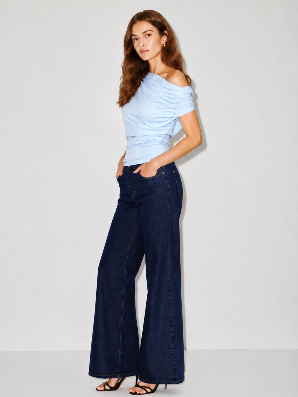 Off-Shoulder Ruched Top