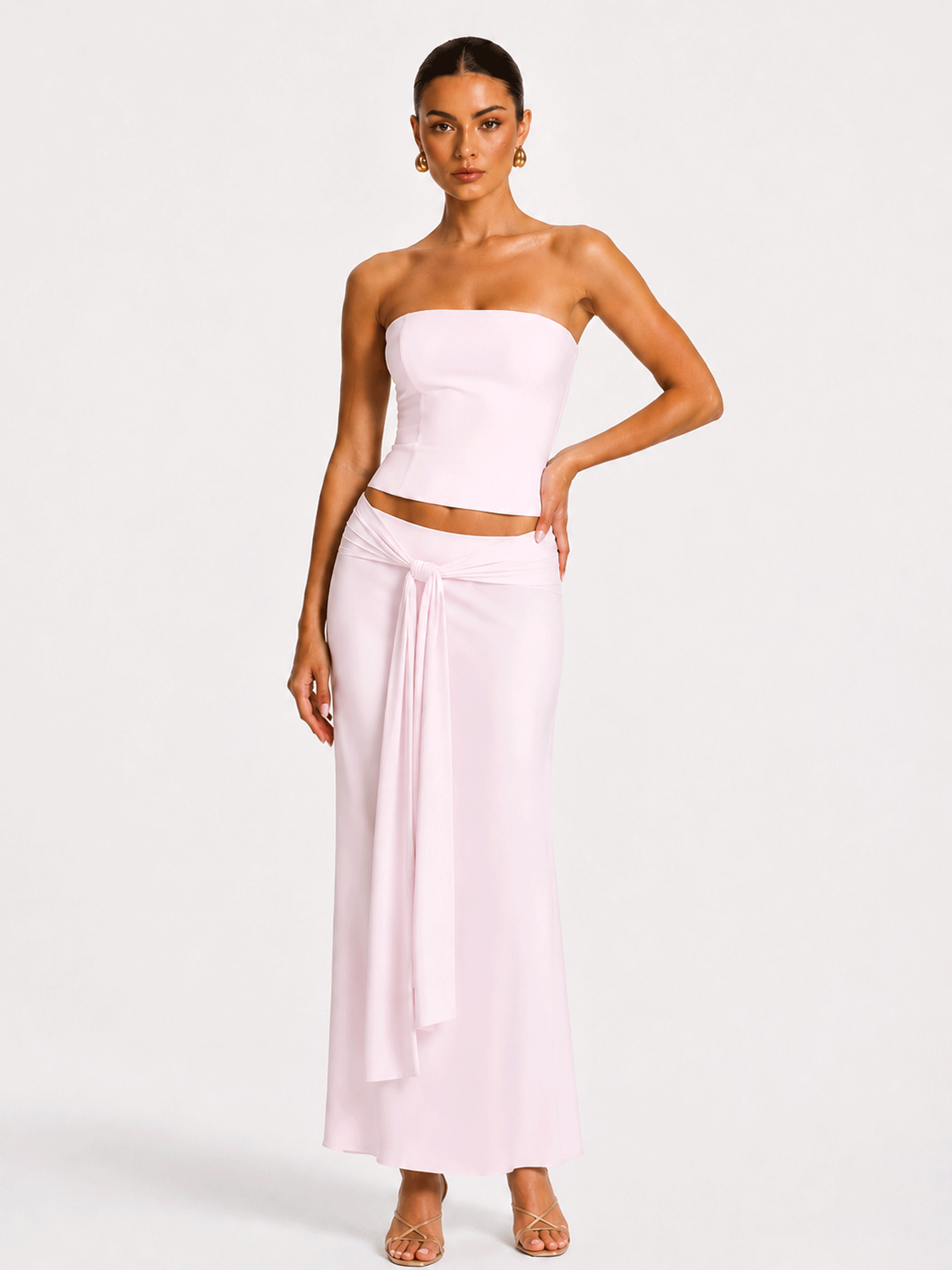 Camille Hellblaues Co-ord Set