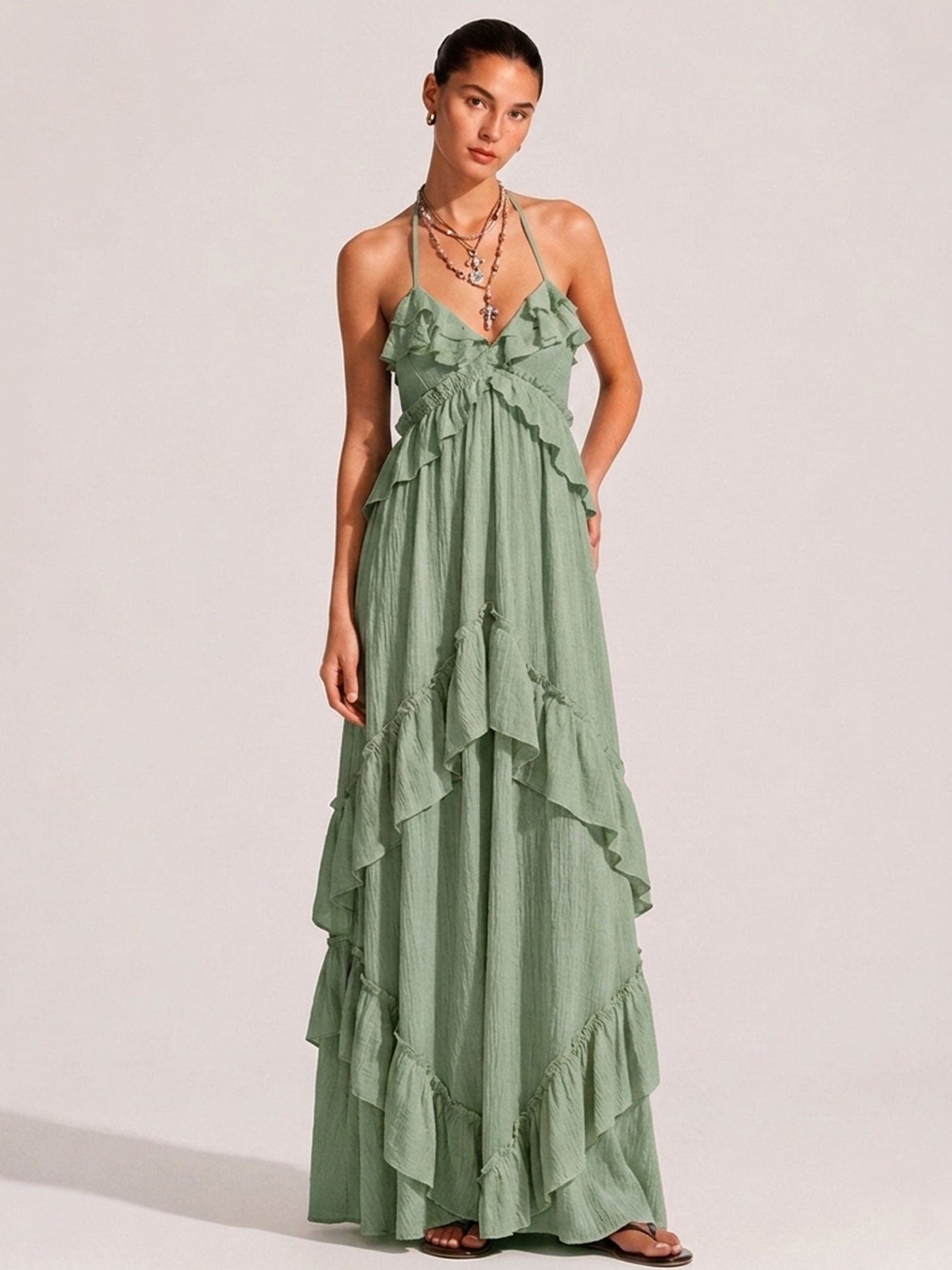 Zephrina Maeve Pink Maxi Dress