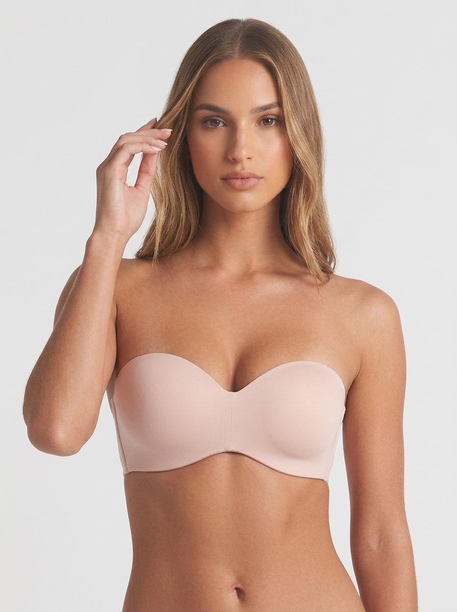 Zephrina smooth strapless bra in nude