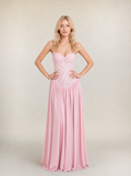 Lillian Corset Chiffon Maxi Dress
