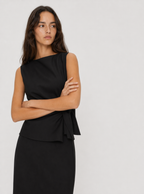 Nora Side Knot Midi Skirt