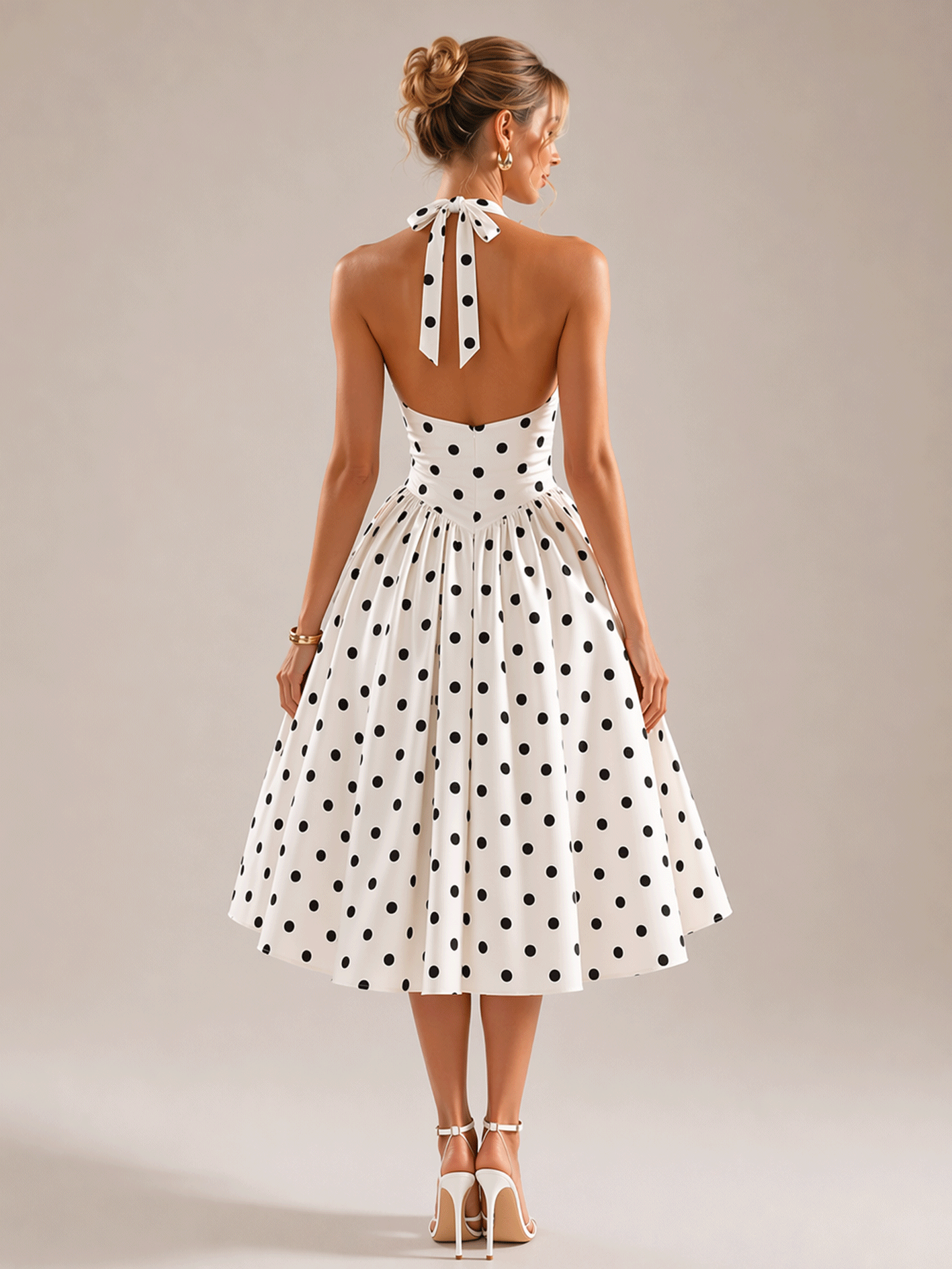 Cressida Midi Dress - Ivory