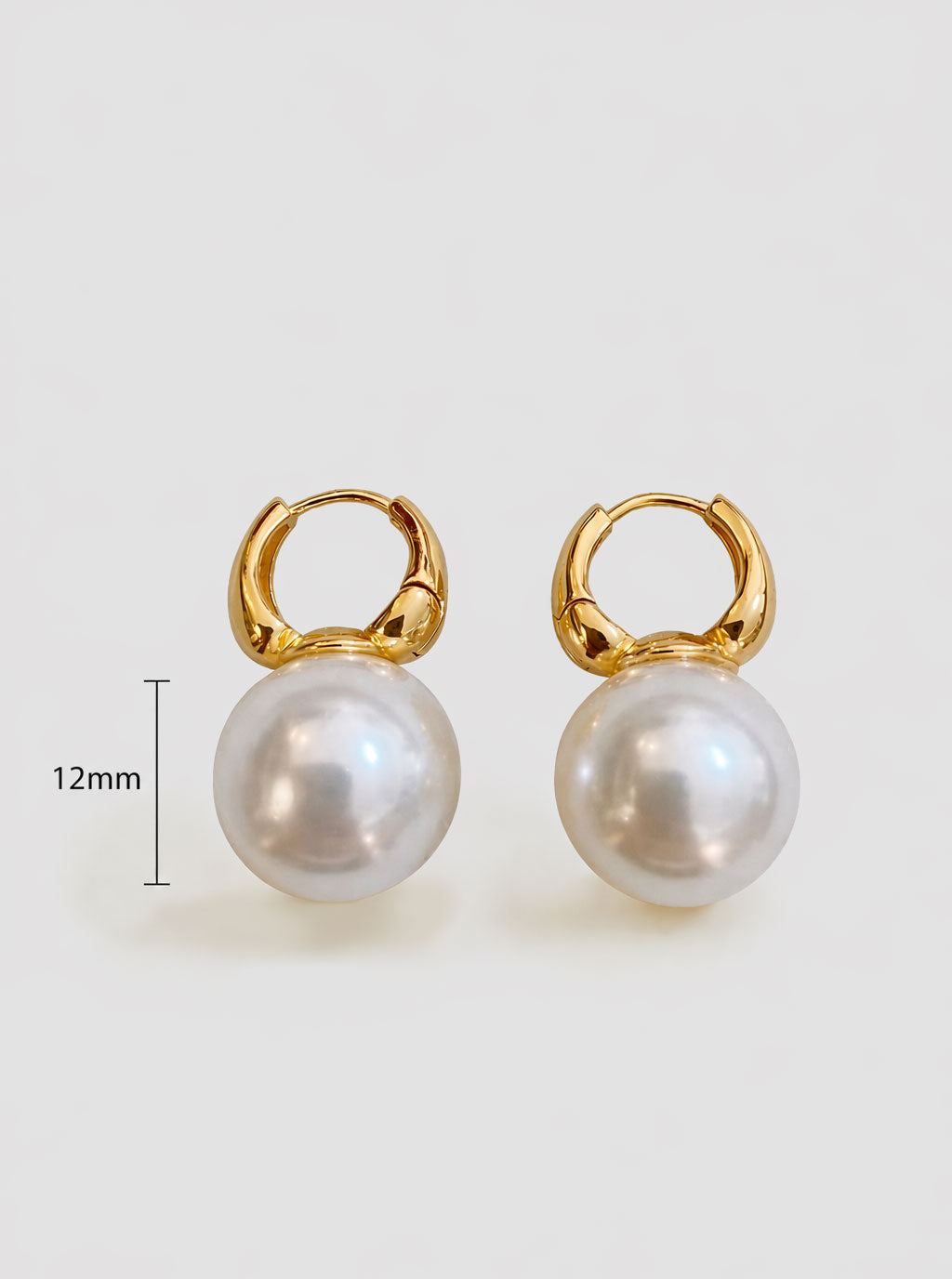 Ilana Pearl Hoop Earrings